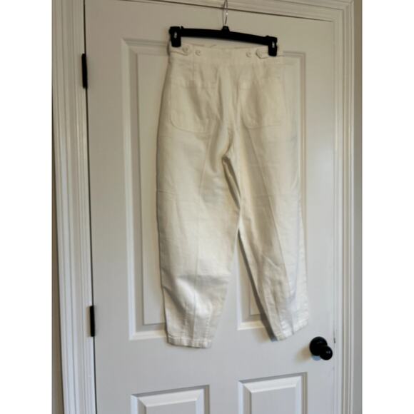 NWOT Ralph Lauren White Barrel Leg Jeans, size 2 - Picture 2 of 5